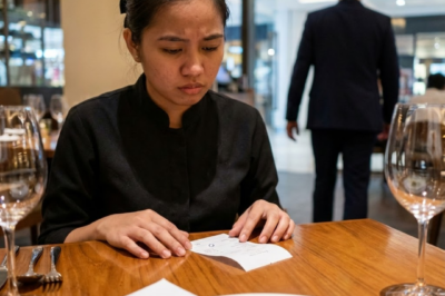 ISANG BILYONARYO ANG UMAWAY SA AKIN SA RESTAURANT, NAG-IWAN NG “ZERO TIP” SA RESIBO, PERO NAG-IWAN DIN NG ISANG SULAT NA MAY PITONG SALITA NA BUMAGO SA BUONG BUHAY KO AT NAGLIGTAS SA MAY SAKIT KONG ANAK—HINDI KO INAKALA NA ANG HAPUNANG IYON ANG MAGIGING SUSI PARA MAGING CEO AKO NG KANYANG IMPERYO!