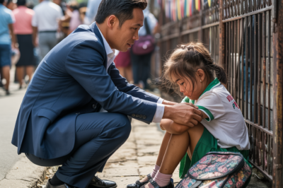 ANG MILYONARYONG CEO AT ANG BATANG NAKAPOS SA PINTUAN NG PAARALAN: Isang Kwentong Magpapaiyak at Magpapabago sa Pananaw Mo sa Buhay – Bakit Nga Ba Siya Huminto sa Gitna ng Kanyang Marangyang Buhay Para sa Isang Batang Hindi Niya Kilala? Alamin ang Katotohanang Nagtatago sa Likod ng mga Mamahaling Sasakyan at Masasakit na Nakaraan na Ngayon Lang Mabubunyag!