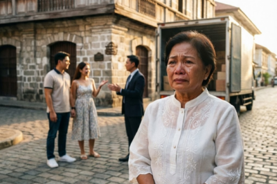 “Pinalayas Ako ng Sarili Kong Anak at Manugang Upang Ibenta ang Aming Pamana, Ngunit Bago Sumikat ang Araw, Wala Silang Natira Kahit Isang Singko!” — Isang Kwento ng Pagtataksil, Ganti, at ang Matamis na Kalayaang Nagsimula sa Isang Matandang Bahay sa Vigan.